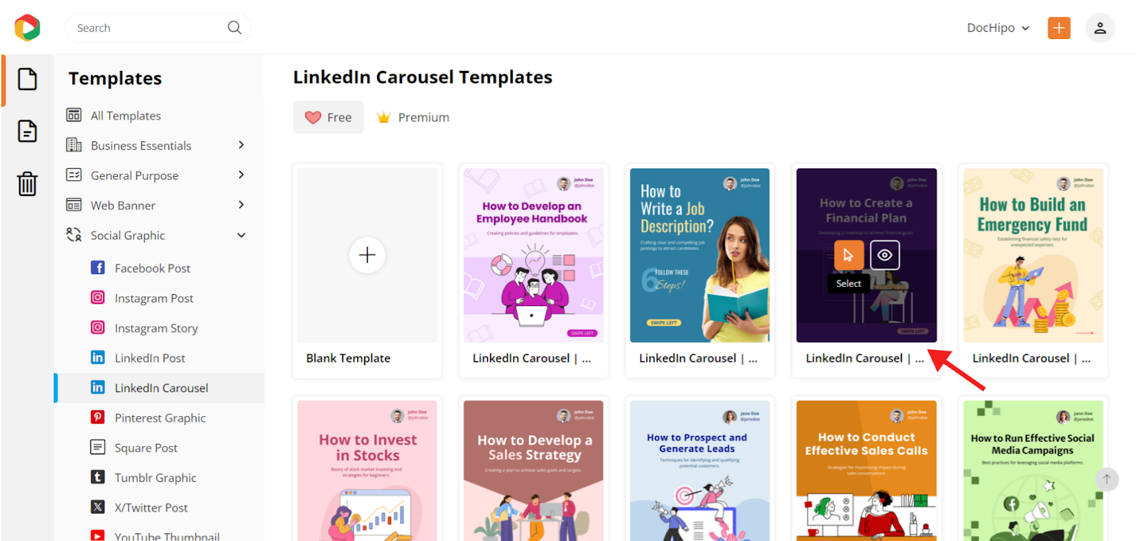 LinkedIn Carousel Post Template