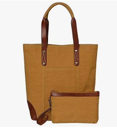 Mona B Canvas Tote Handbag for Women