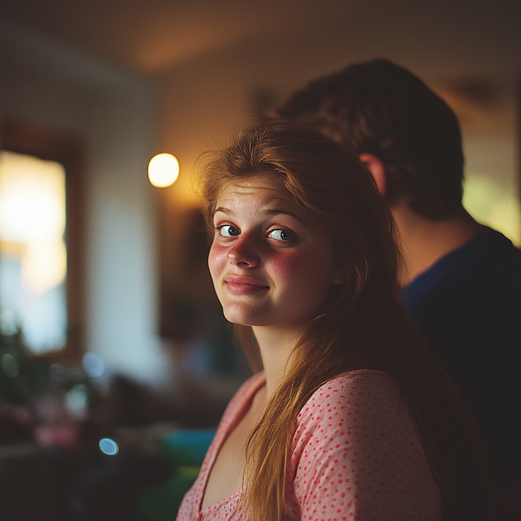 A happy woman with her man | Source: Midjourney