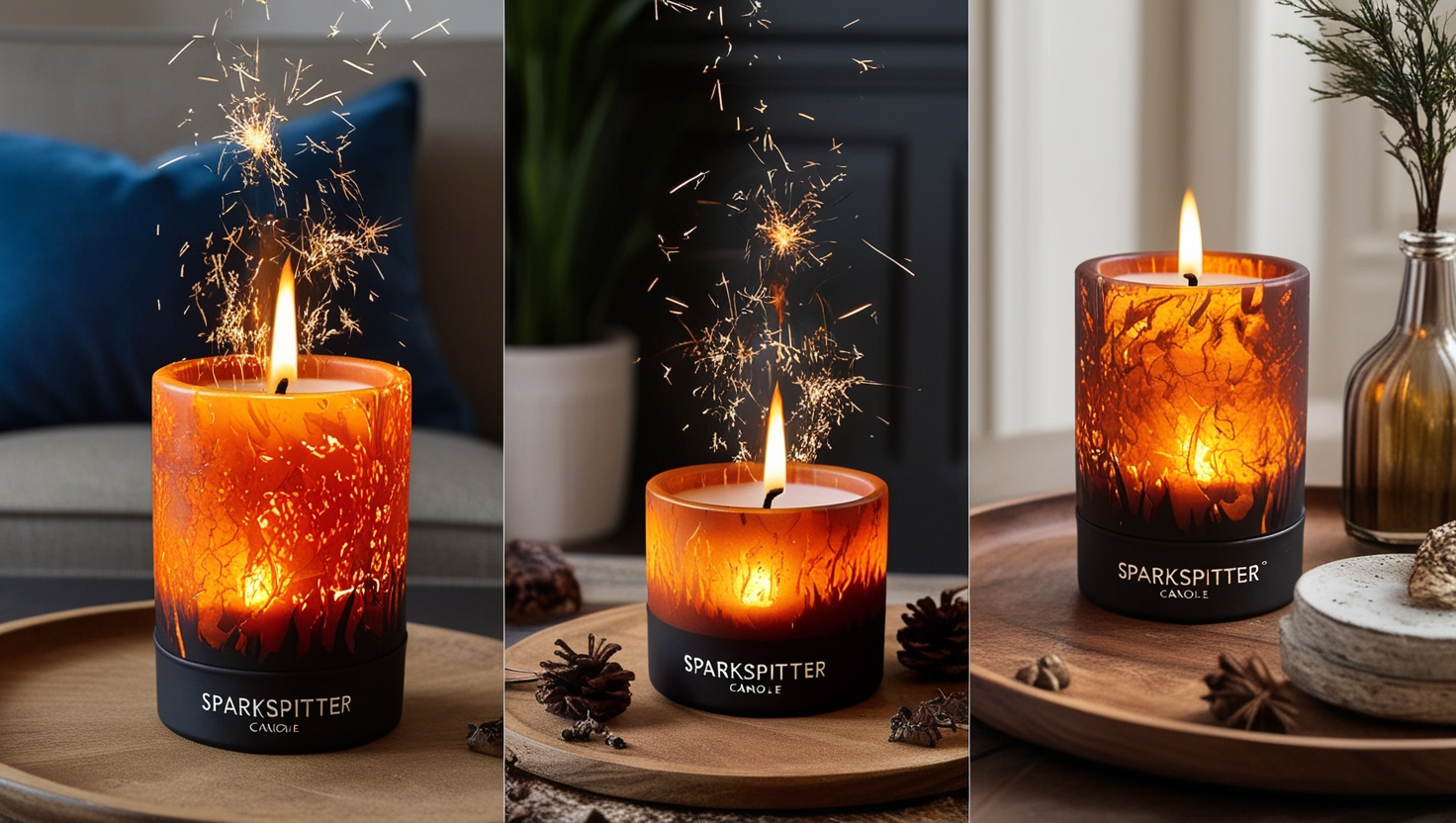 Sparkspitter Candle