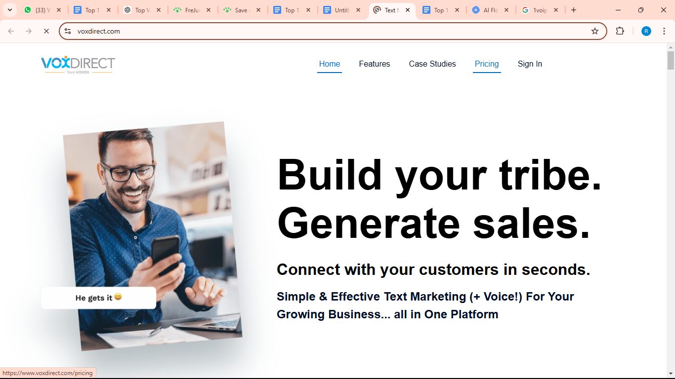 VoxDirect – VoIP with SMS Marketing Tools