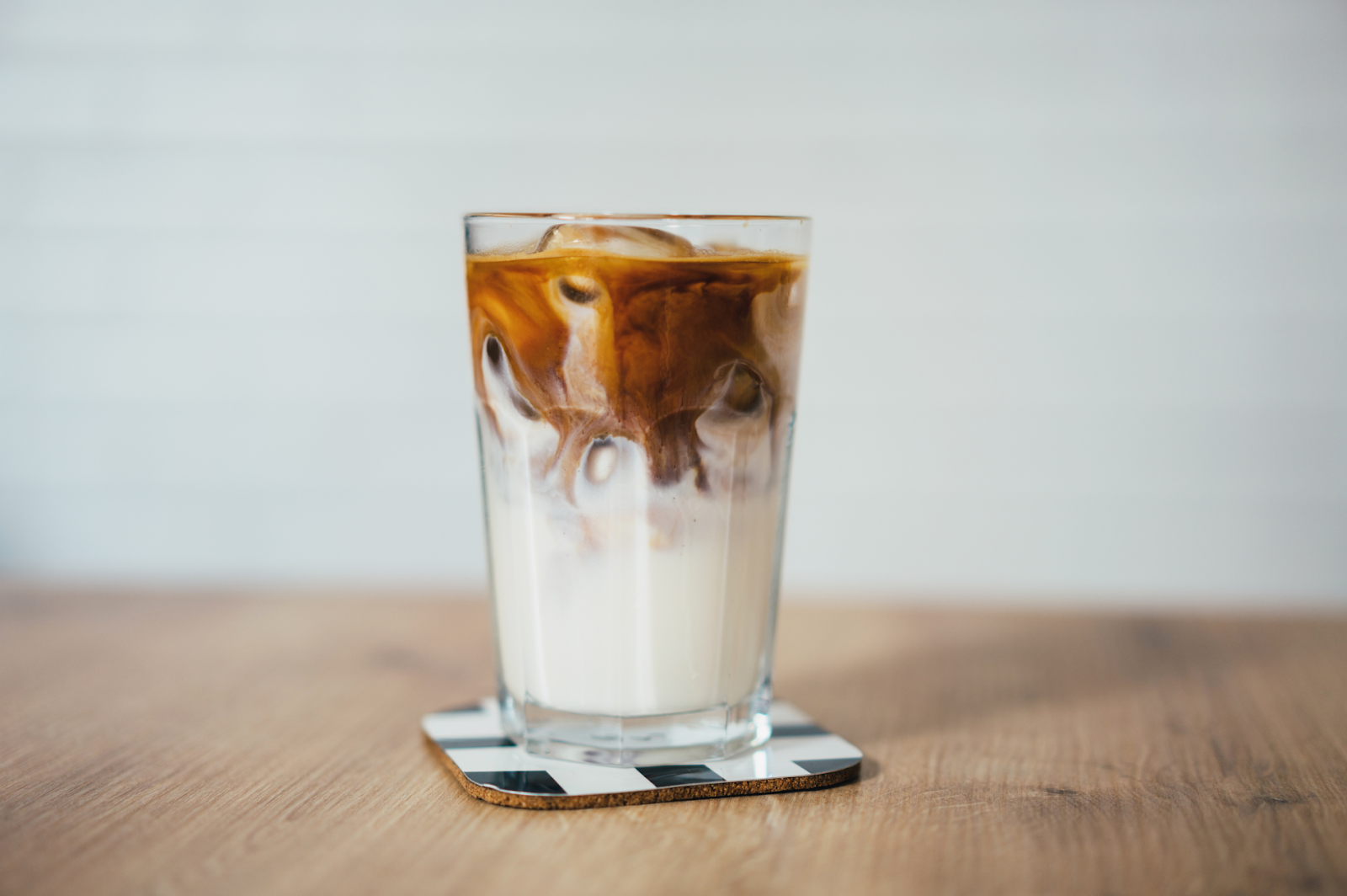 A picture of Iced Spanish Latte in a glass