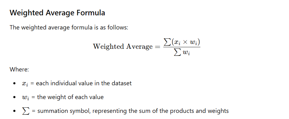 Weighted Average