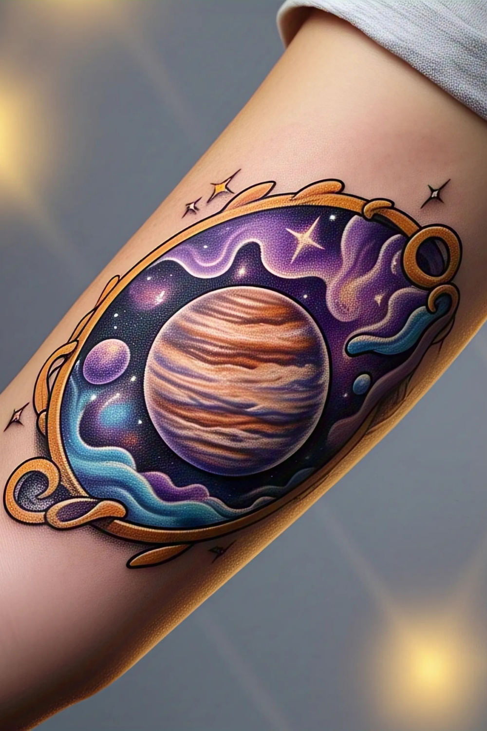 3D Jupiter Tattoo