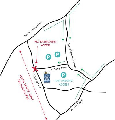 image of n ga state fair map