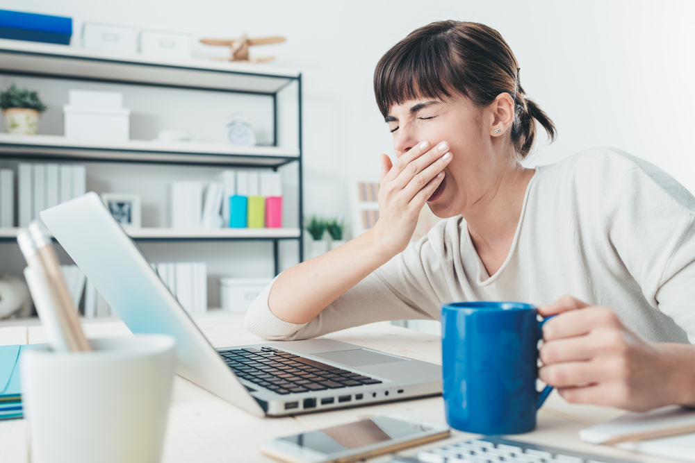 Photo d'une Femme fatiguée.