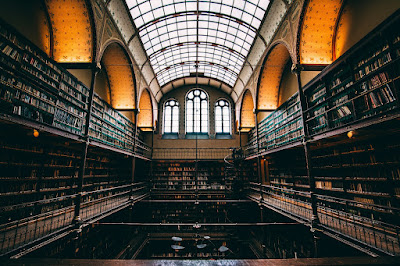 View into an old library