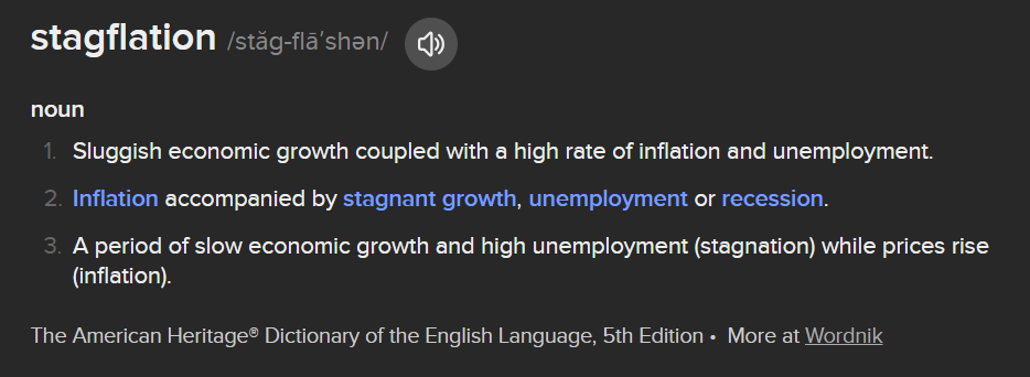 Definition of Stagflation