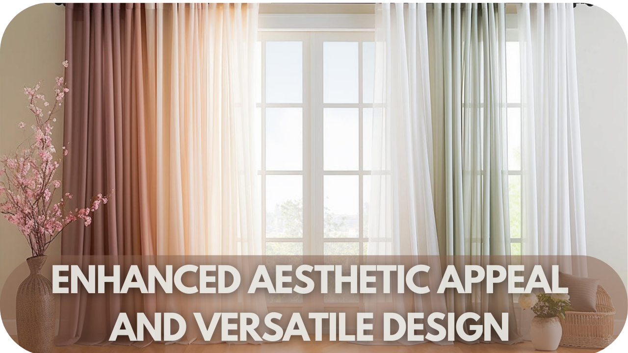 Benefits Of Sheer Curtains For Light And Privacy Control: Enhanced Aesthetic Appeal and Versatile Design Choices