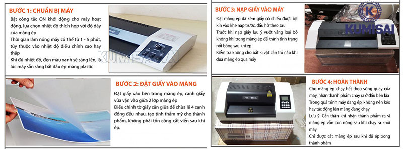 Hướng dẫn cách dùng máy ép plastic Laminator PDA3