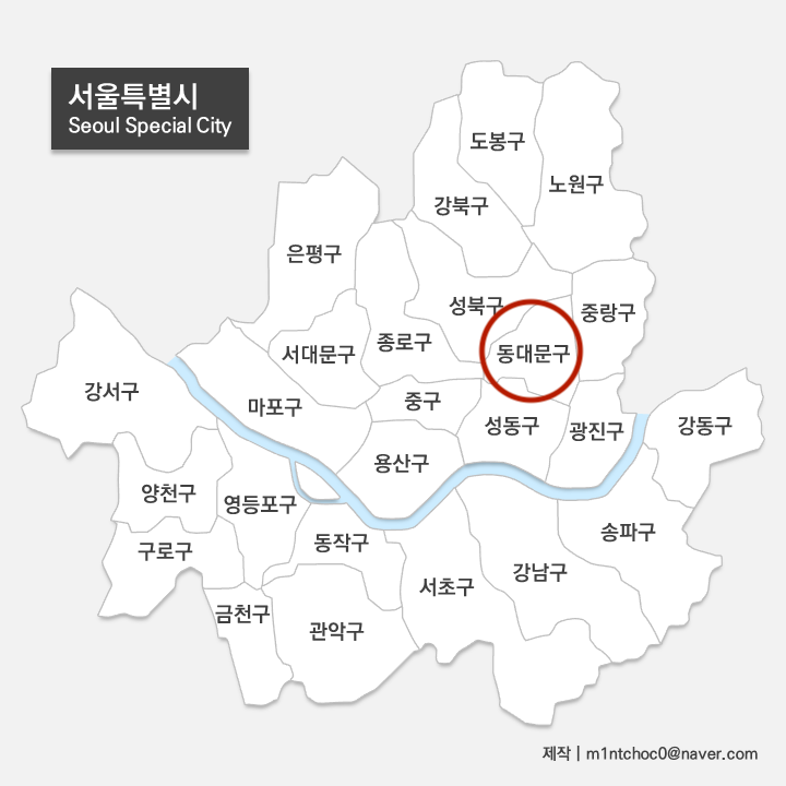 서울특별시 지도