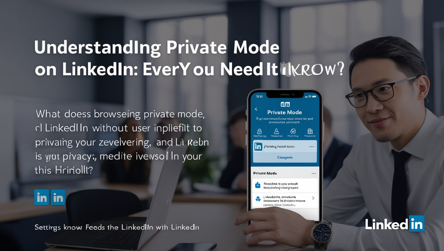 private mode linkedin