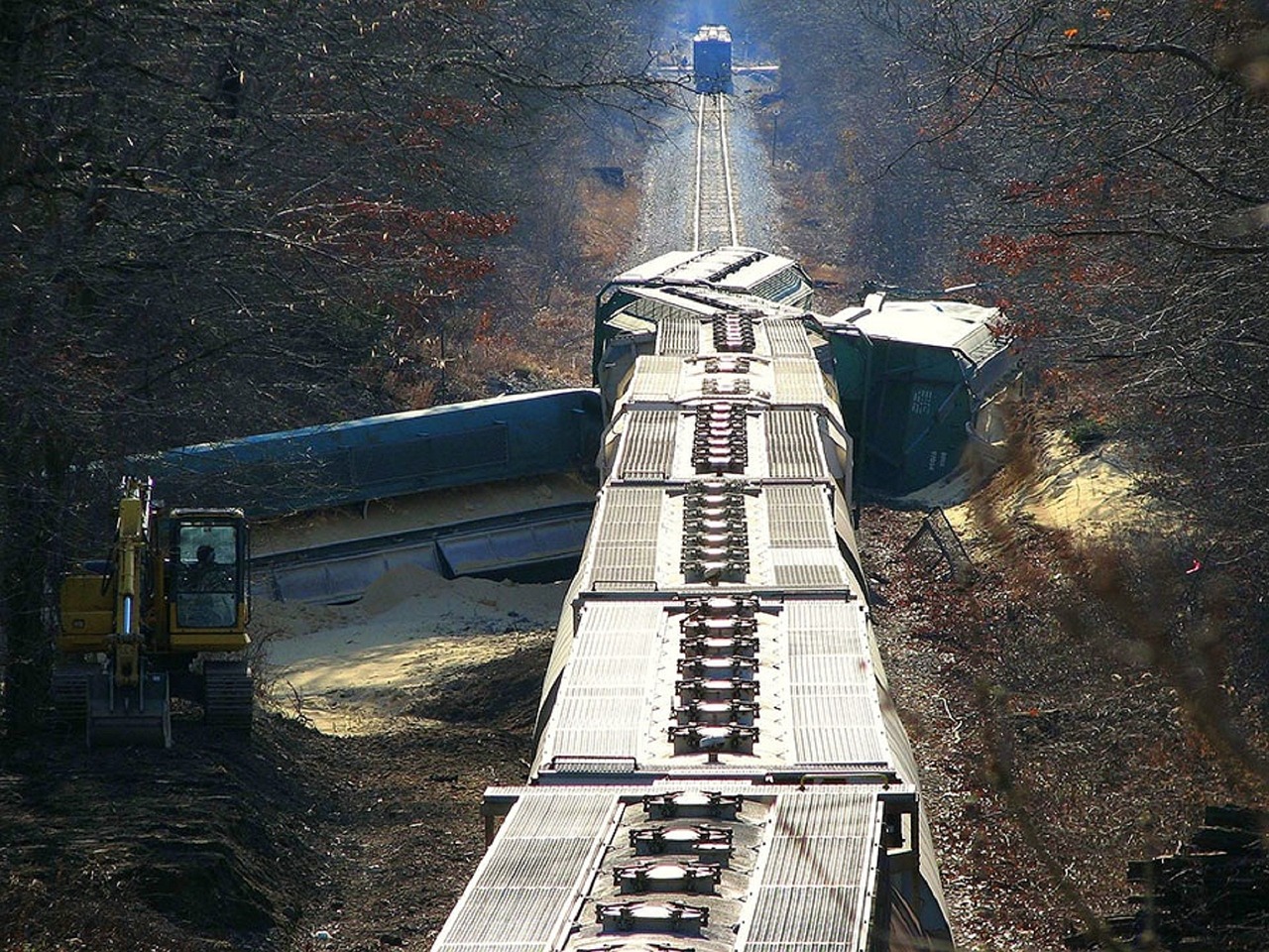 Increased risk of train accidents