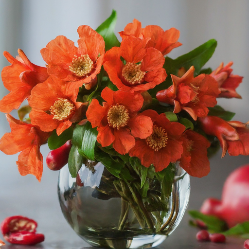 Harvesting and Enjoying Pomegranate Flowers