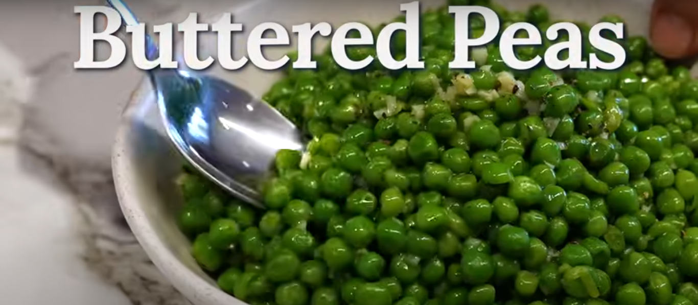 Buttered peas