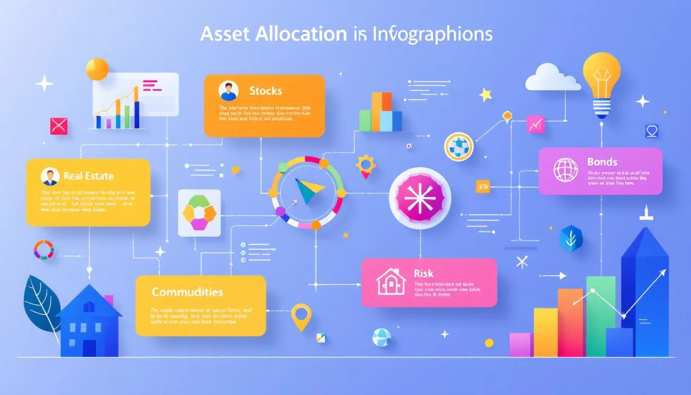 An infographic showing the importance of asset allocation in investment strategies.
