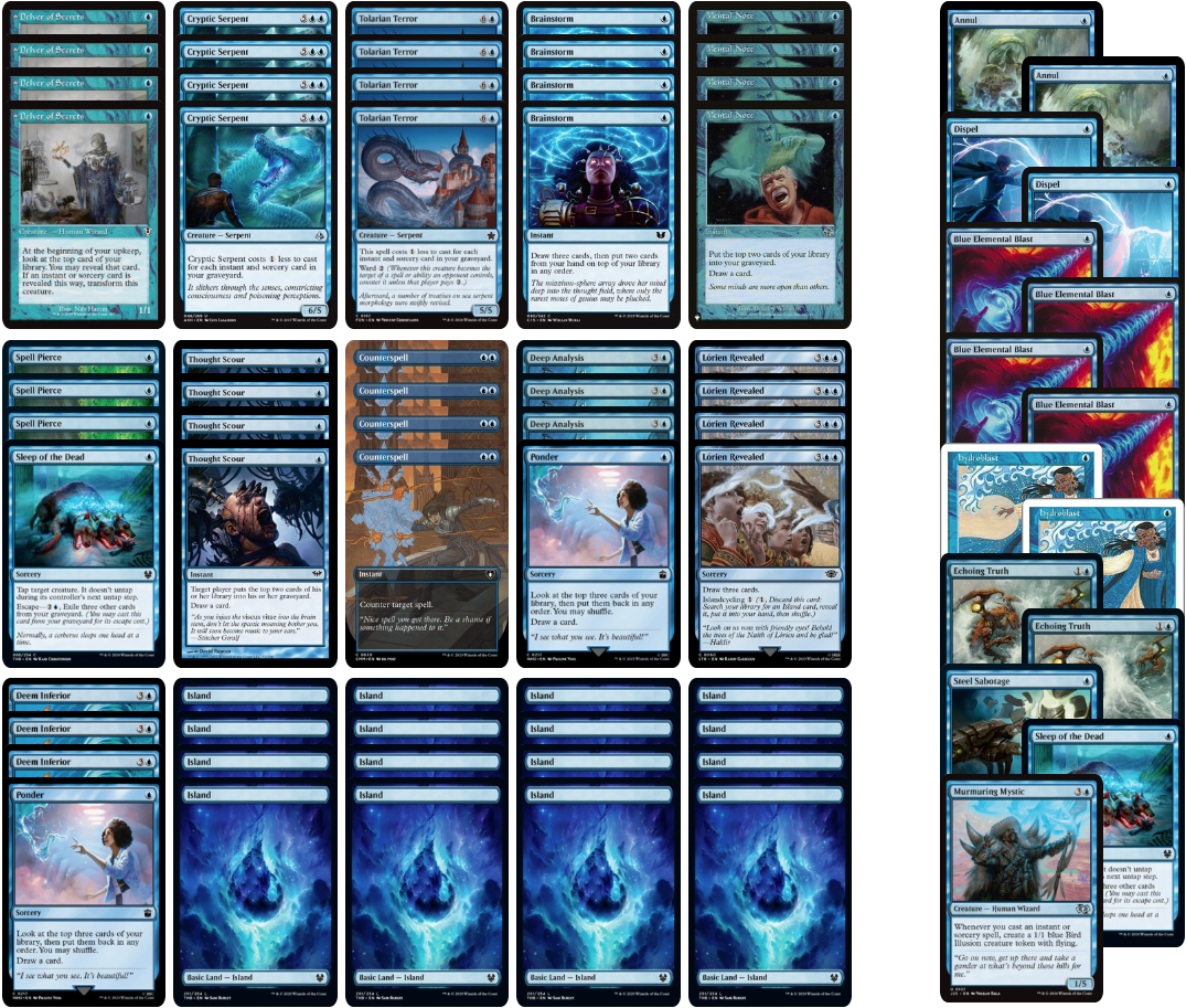 MTG Pauper Mono Blue Delver