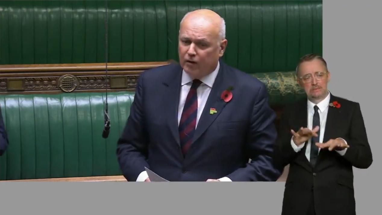 صǰʷ˹Iain Duncan SmithڻȨ⡣ (Iain Duncan Smith MP Chingford & Woodford Green@MPIainDS/Ƶͼ)