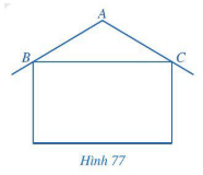 BÀI 7: TAM GIÁC CÂNKhởi độngCâu hỏi: Hai thanh giằng của cầu Long Biên bắc qua sông Hồng ở Thủ đô Hà Nội (hình 68) gợi nên hình ảnh tam giác ABC có sự đối xứng và cân bằng. Tam giác ABC như vậy gọi là tam giác gì?Đáp án chuẩn:Tam giác cân.I. Định nghĩaBài 1: Trong hình 69, hai cạnh AB và AC của tam giác ABC có bằng nhau hay không?Đáp án chuẩn:AB = AC.II. Tính chấtBài 1: Cho tam giác ABC cân tại A, tia phân giác của góc A cắt cạnh BC tại D (hình 72)a. Hai tam giác ABD và ACD có bằng nhau hay không? Vì sao?b. Hai góc B và C có bằng nhau hay không? Vì sao?Đáp án chuẩn:a) ΔABD =ΔACDb) B=C.III. Dấu hiệu nhận biếtBài 1: Cho tam giác ABC thỏa mãn B=C. Kẻ AH vuông góc với BC, H thuộc BC (hình 74)a. Hai tam giác BAH và CAH có bằng nhau hay không? Vì sao?b. Hai cạnh AB và AC có bằng nhau hay không? Vì sao?Đáp án chuẩn:a) ΔAHB=ΔAHC b) Bằng nhauBài 2: Cho tam giác ABC cân tại A. Qua điểm M nằm giữa A và B kẻ đường thẳng song song với BC cắt AC tại N. Chứng minh tam giác AMN cân.Đáp án chuẩn:Δ AMN cân tại A.IV. Vẽ tam giác cânV. Bài tập