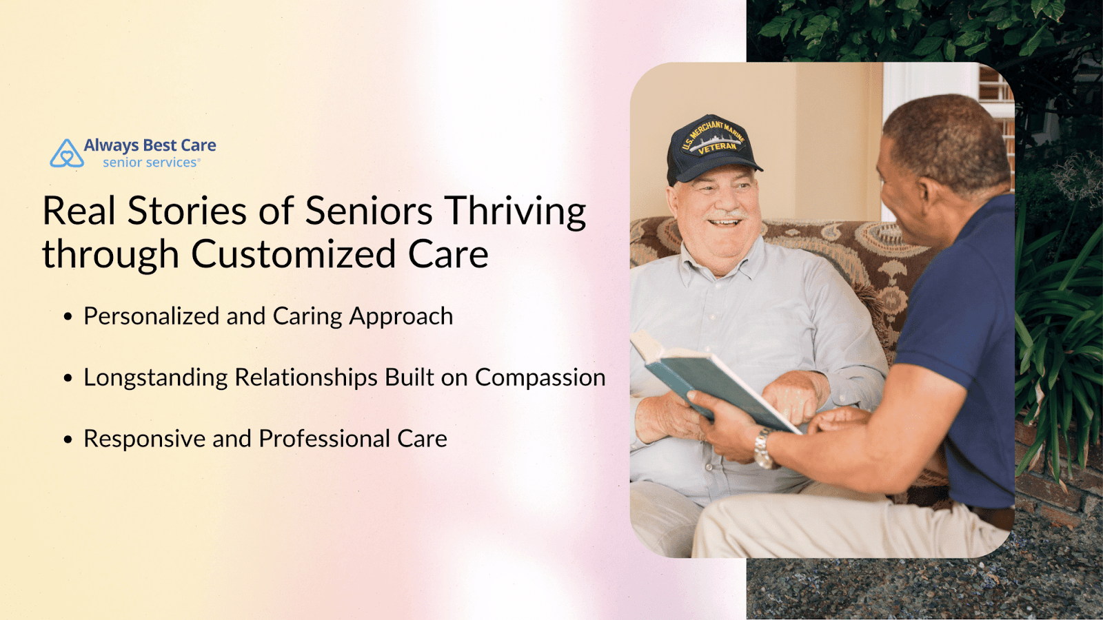 This infographic details how seniors thrive through customized care