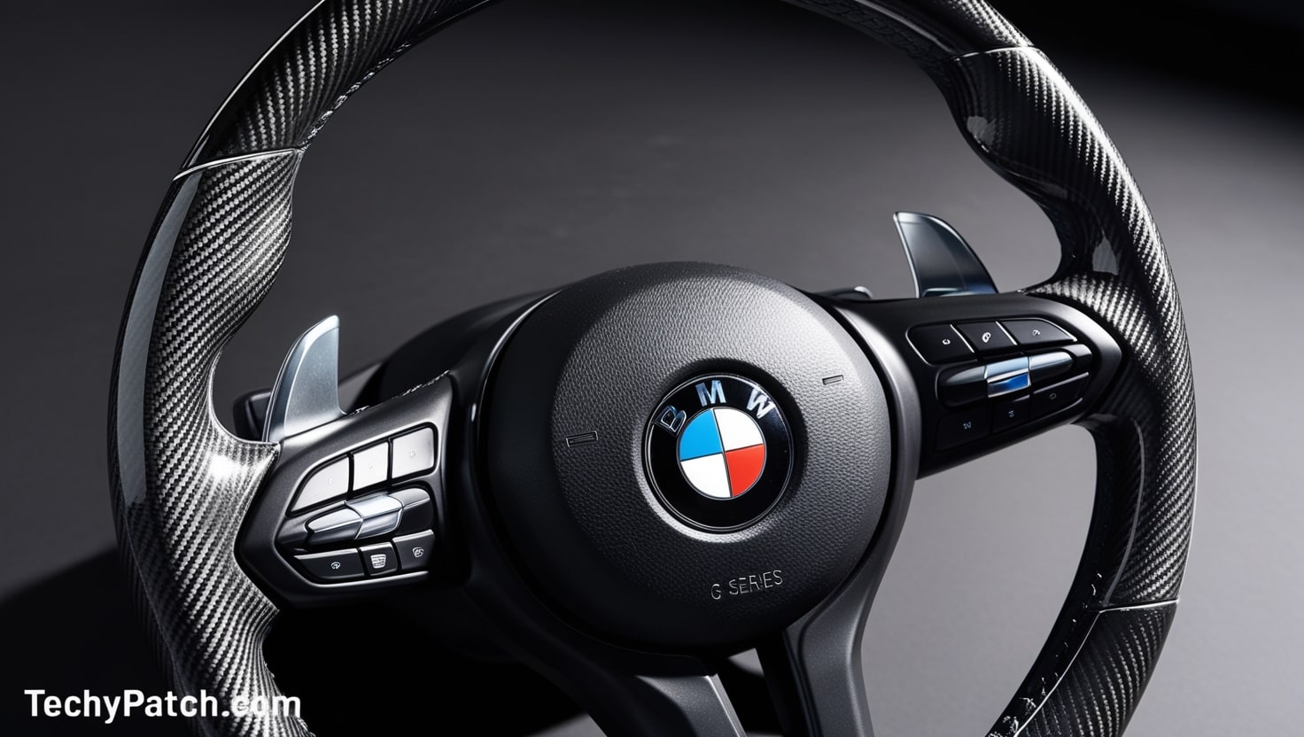 IAW Carbon BMW G Series Carbon Fiber Steering Wheel