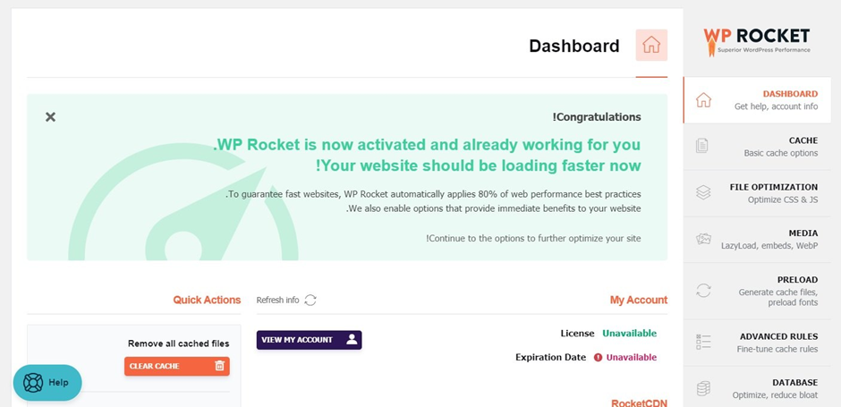 نحوه استفاده از WP Rocket برای فعال‌سازی GZIP: