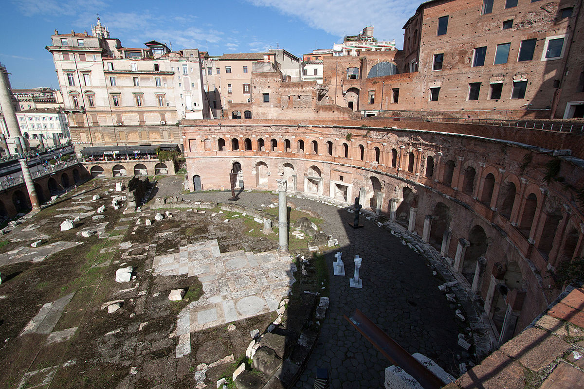 Popular Roman Buildings and Sites: Trajan's Market