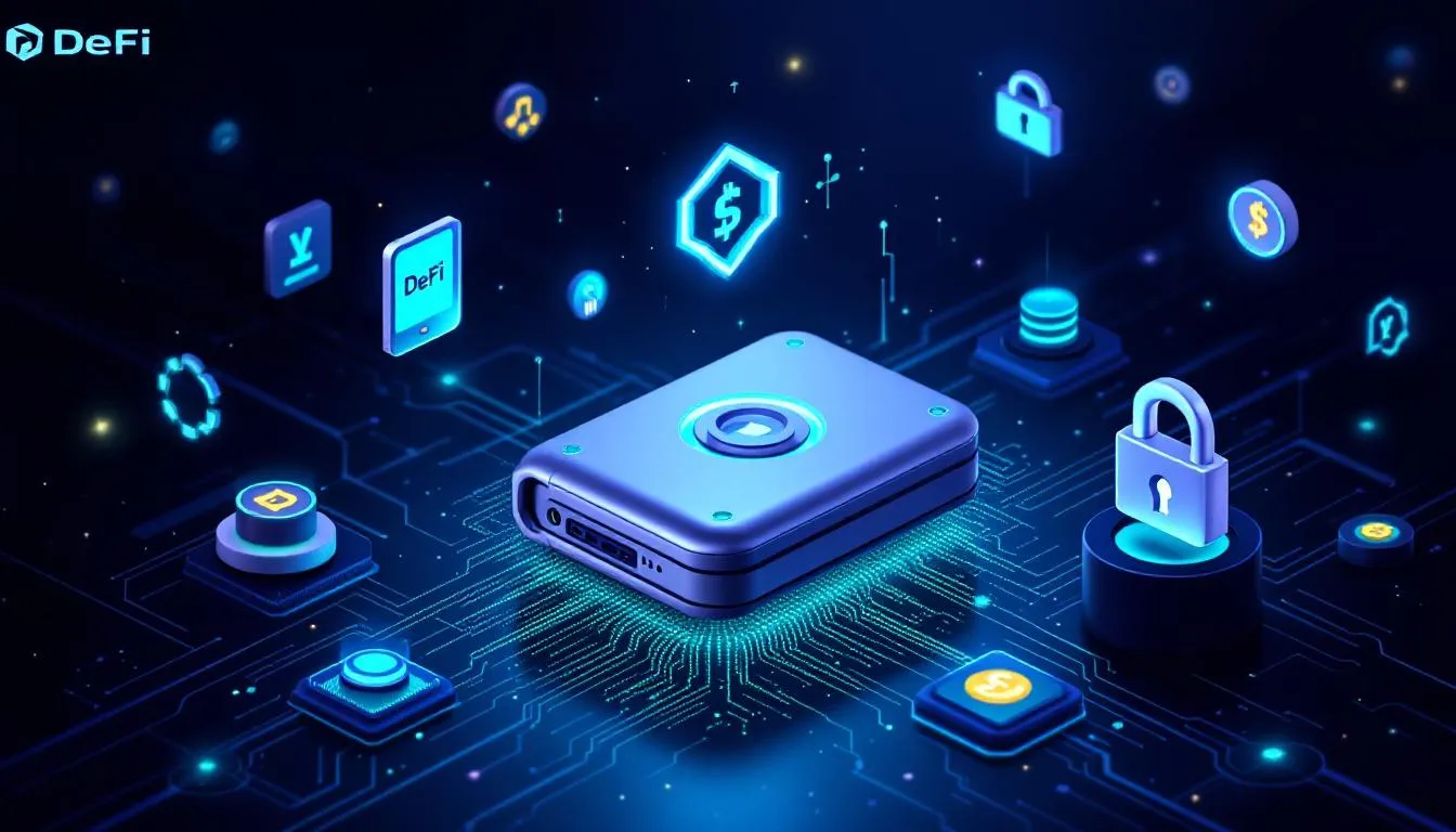 A visual representation of the advantages of using a DeFi wallet for managing digital assets.