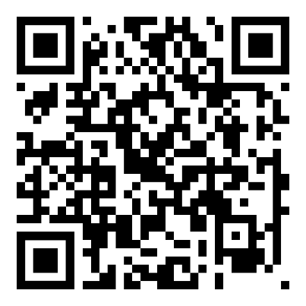 A qr code with a few black squares

Description automatically generated