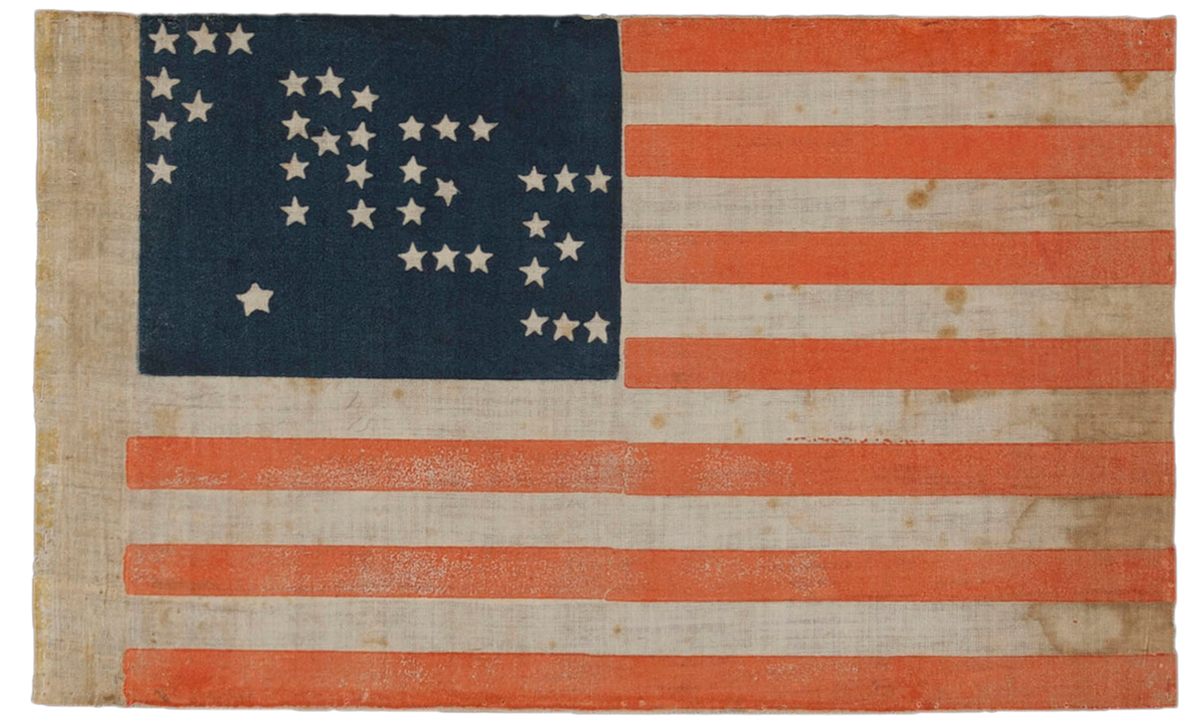 Abraham Lincoln Free Campaign Flag