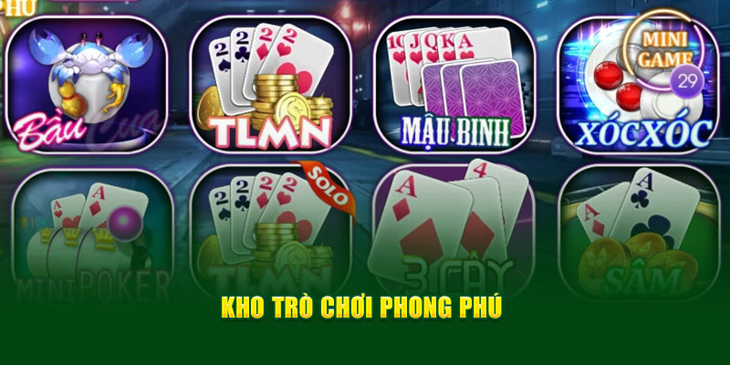 Kho game phong phú