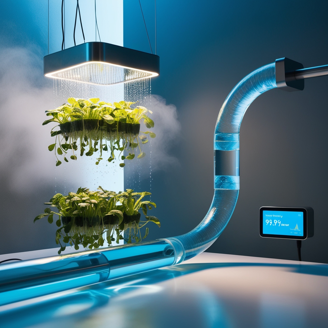 Aeroponics system water quality and management