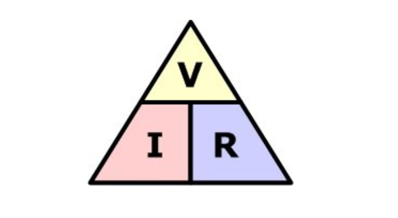 triangle technique of ohm's law