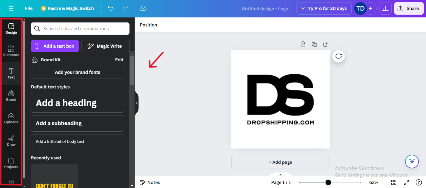 design your products logo on canva print on demand jewelry