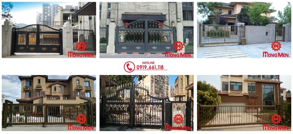 Cổng nhôm đúc HongMen có bị phai màu sau thời gian dài sử dụng?