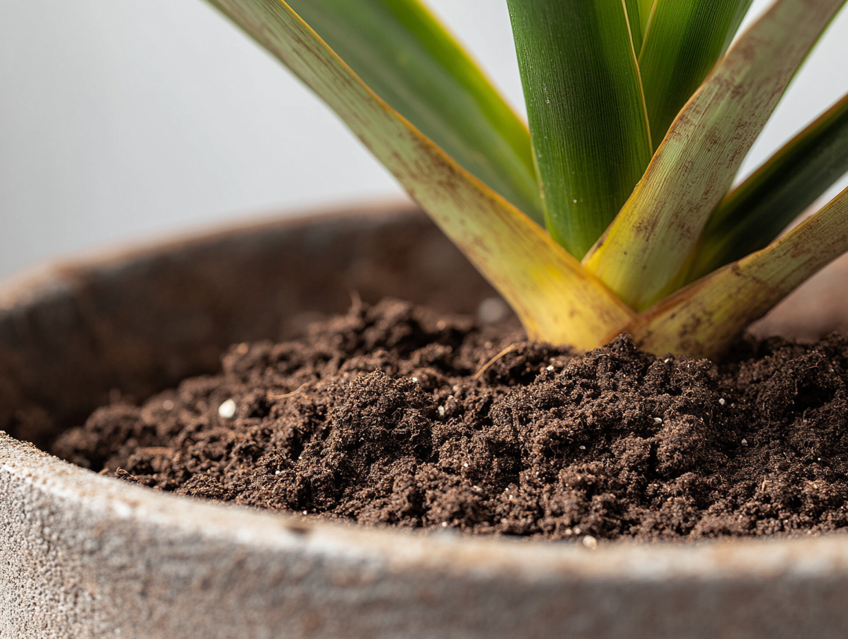 Solo bem preparado para Dracena Compacta