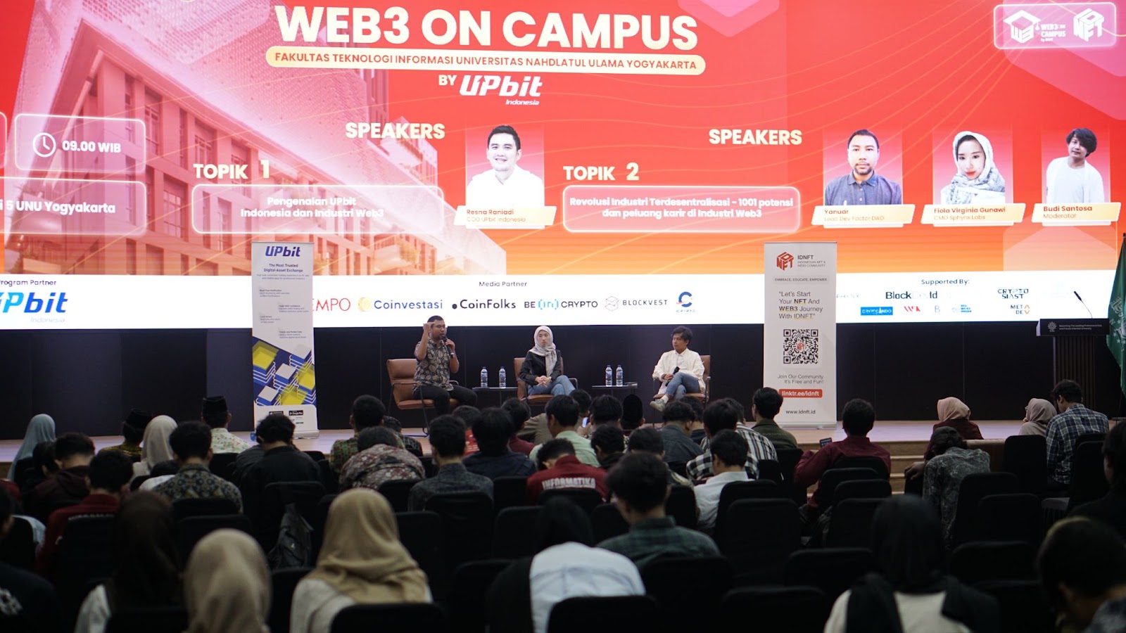 Web3 On Campus by UPbit Indonesia Hadir di Universitas Nahdlatul Ulama Yogyakarta: UPbit Bersama IDNFT Dorong Literasi dan Karir Mahasiswa di Industri Web3
