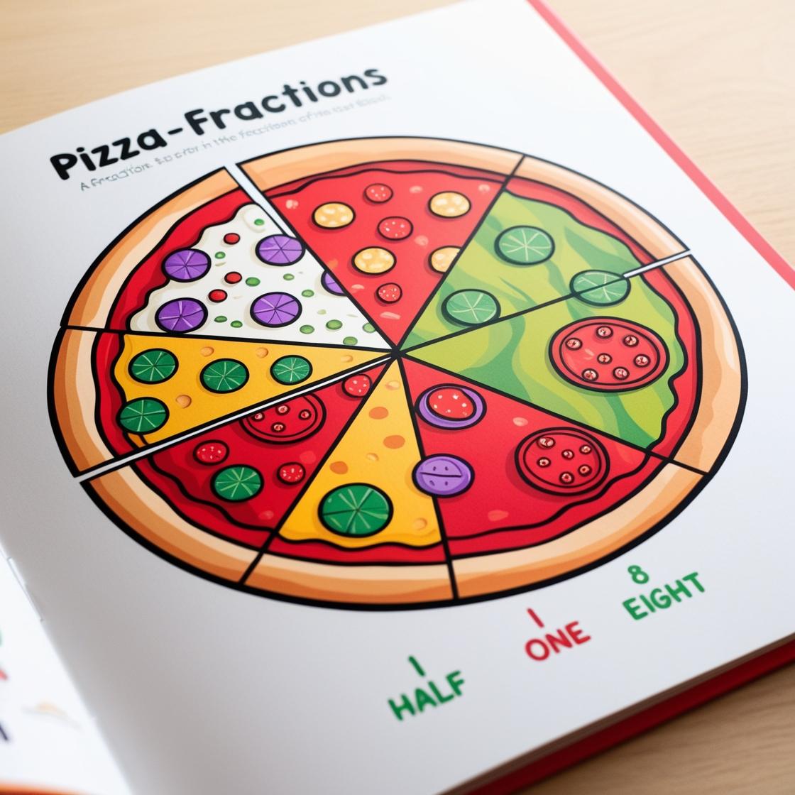 fraction in pizza