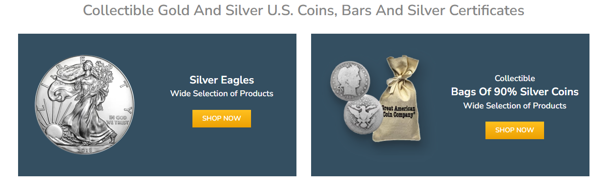 Great American Coin Silver products