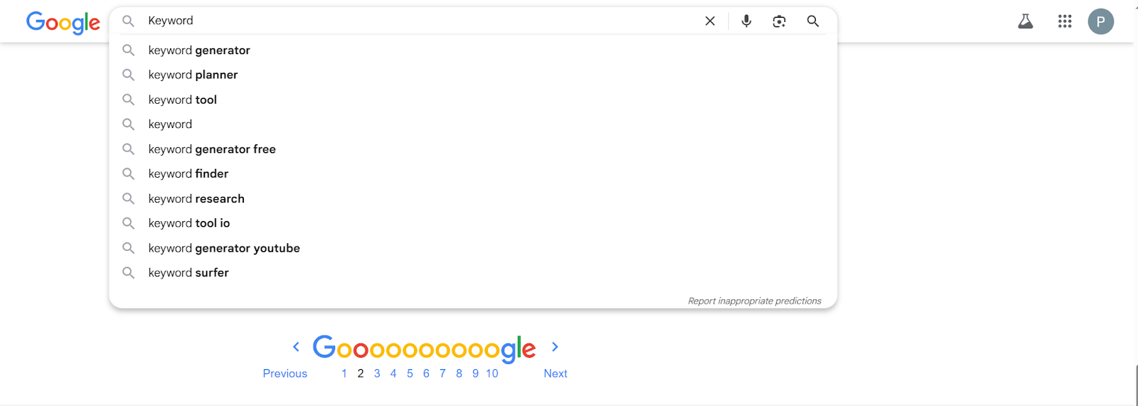 Gain insights from Google Autocomplete and Suggestions