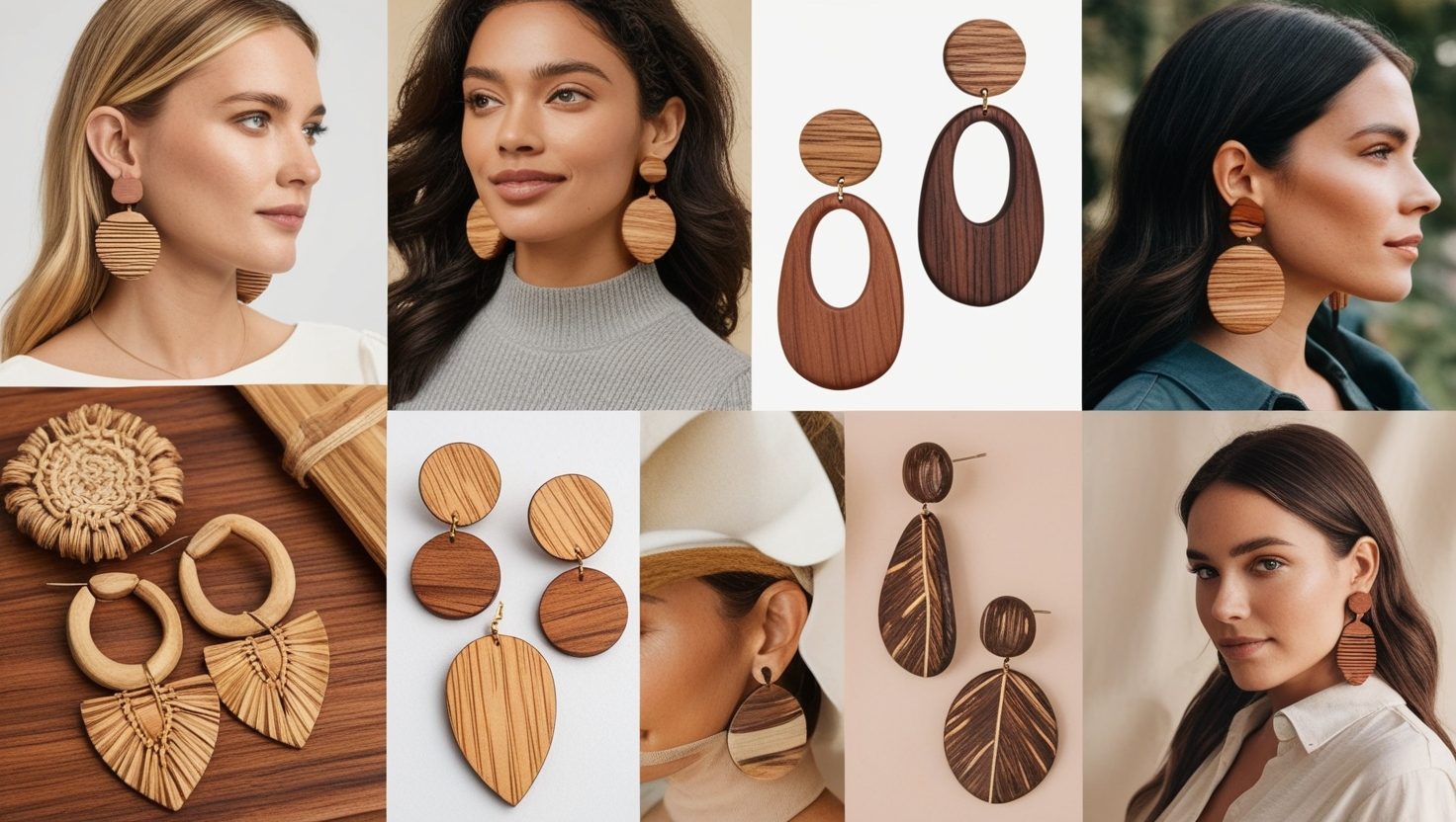 Wooden Earrings
