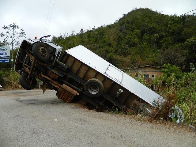 Free Accident Truck photo and picture