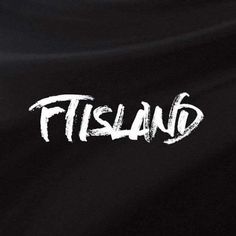 FTISLAND logo in black and white colour 