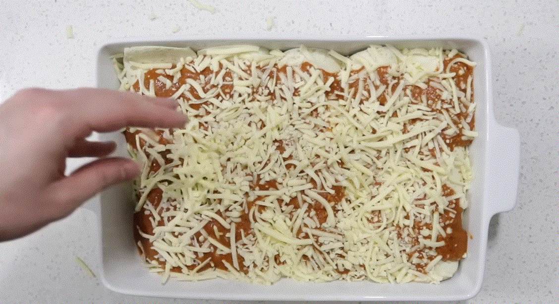 Add the Final Sauce and Cheese