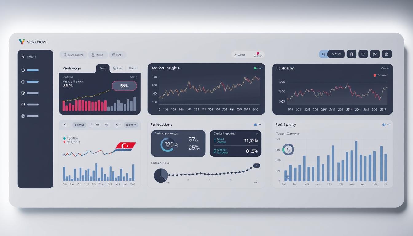 Vela Nova dashboard interface