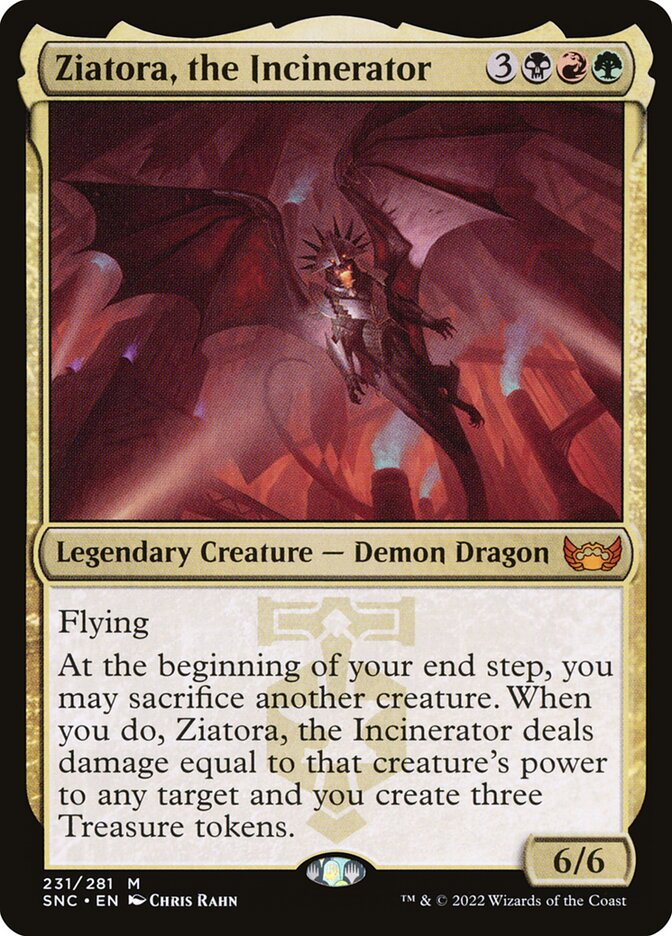 Ziatora, the Incinerator. Illustrated by Chris Rahn.