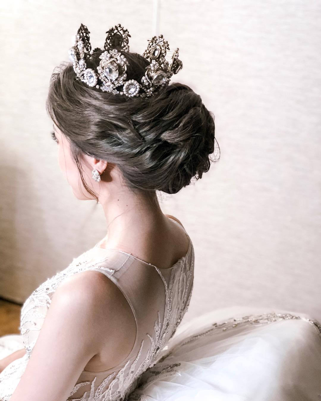 Bridal Updos for Medium Hair