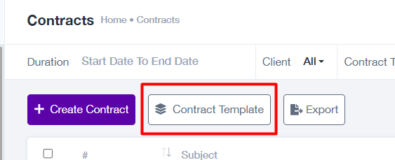 A screenshot of a contract template

Description automatically generated