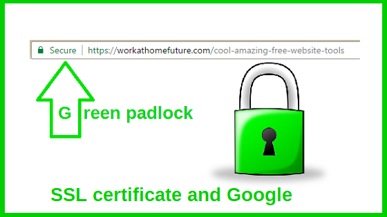 Certificat SSL cadenas vert et Google