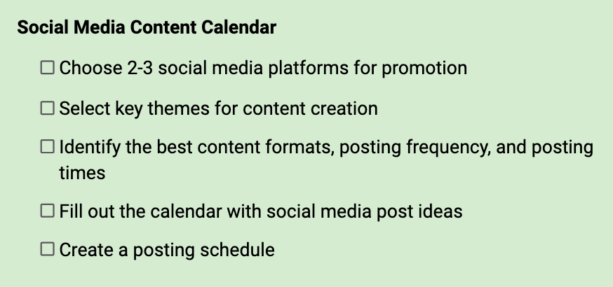 How to create a social media calendar for higher education